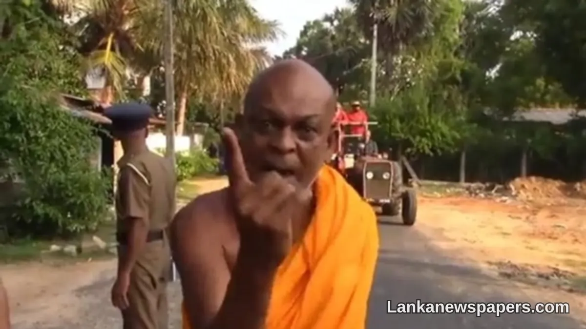 බත්තිකලෝආ අත්අඩංගුවට ගැනීමෙන් පසු පූජ්ය අම්පිටියේ සුමනරතන හිමියන් හෙට දක්වා රිමාන්ඩ්