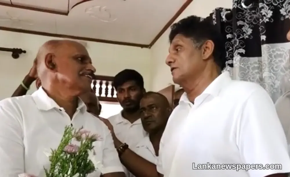 Opposition Leader Sajith Premadasa Pays Tribute to Prison Officer Killed in Negombo Unrest