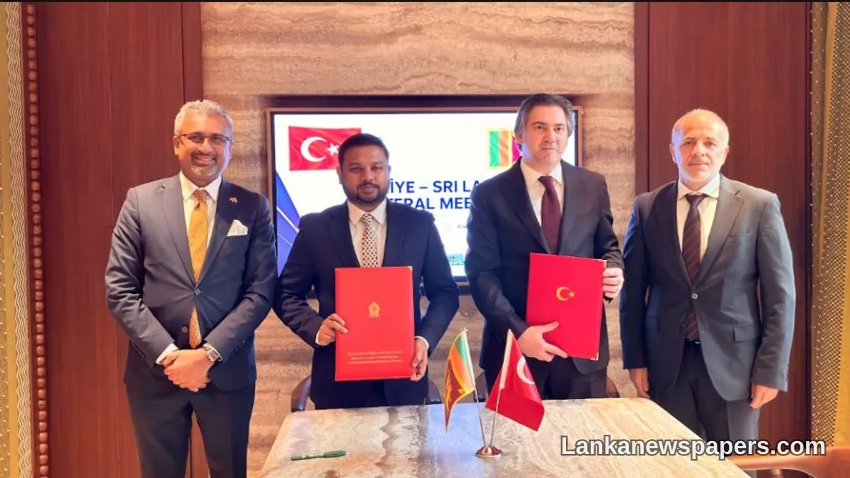 Sri Lanka and Türkiye Forge Stronger Ties with Key Agricultural and Aviation Agreements