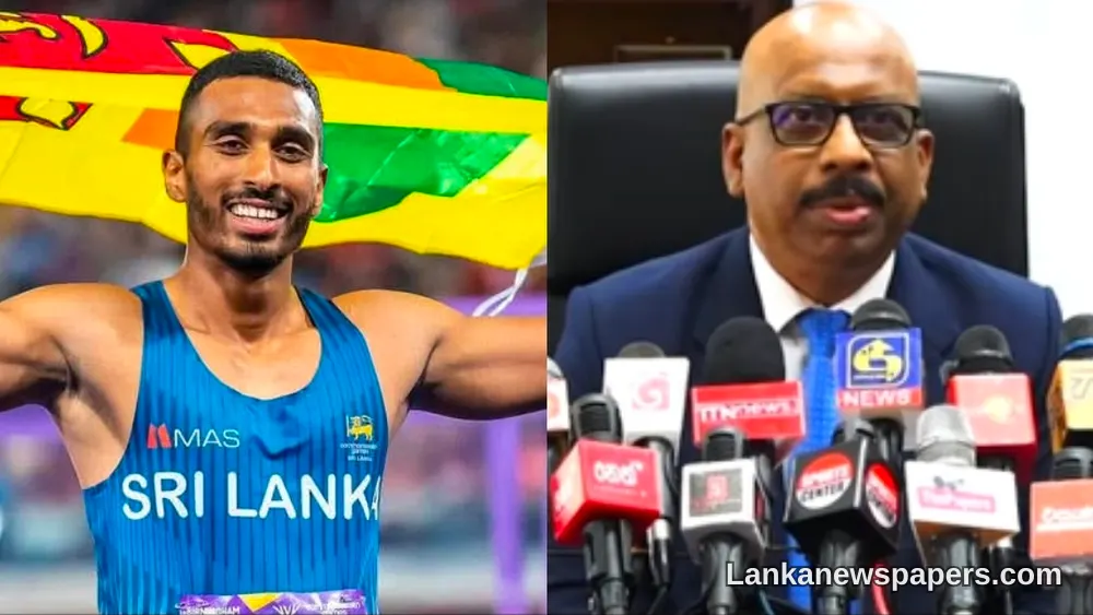 තරු ධාවනශිල්පී යුපුන් අබේකෝන්ට කරන ලද වාචික පොරොන්දුවෙන් ක්‍රීඩා අමාත්‍යාංශය අත් අරියයි