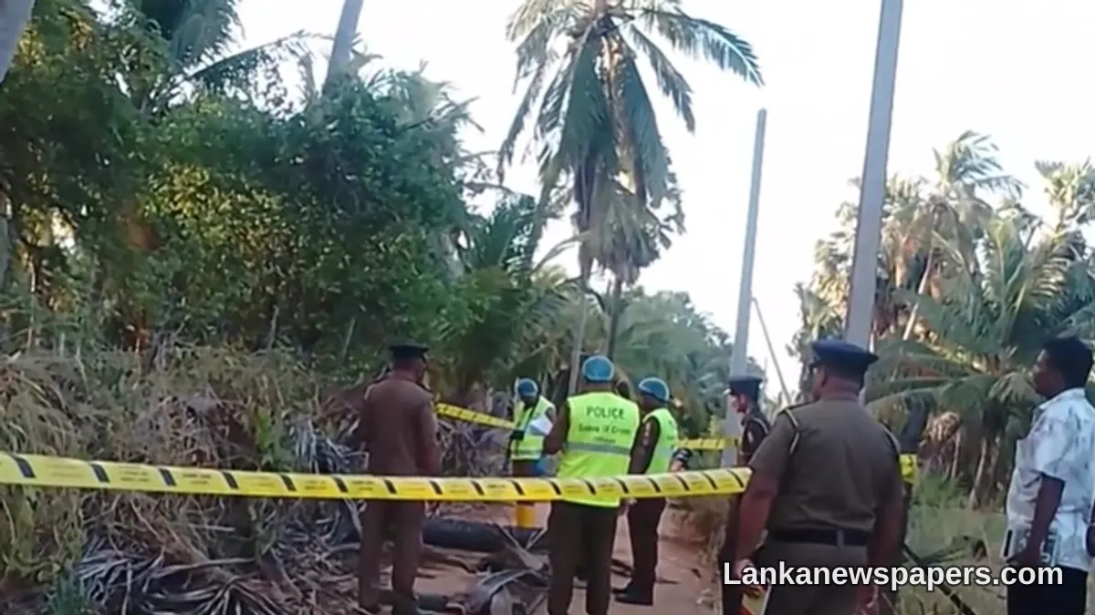 Pregnant Woman Stabbed to Death in Kalpitiya's Palakudawa Area