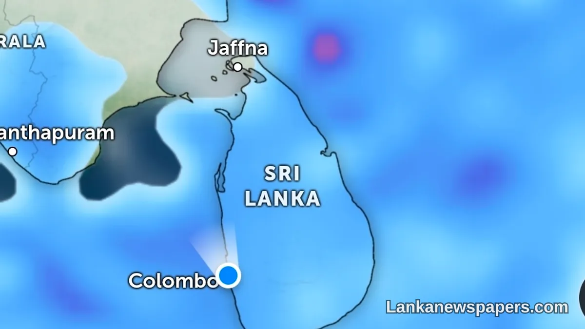 Meteorology Department Issues Amber Rain Warning Across Six Provinces as Bay of Bengal Depression Strengthens