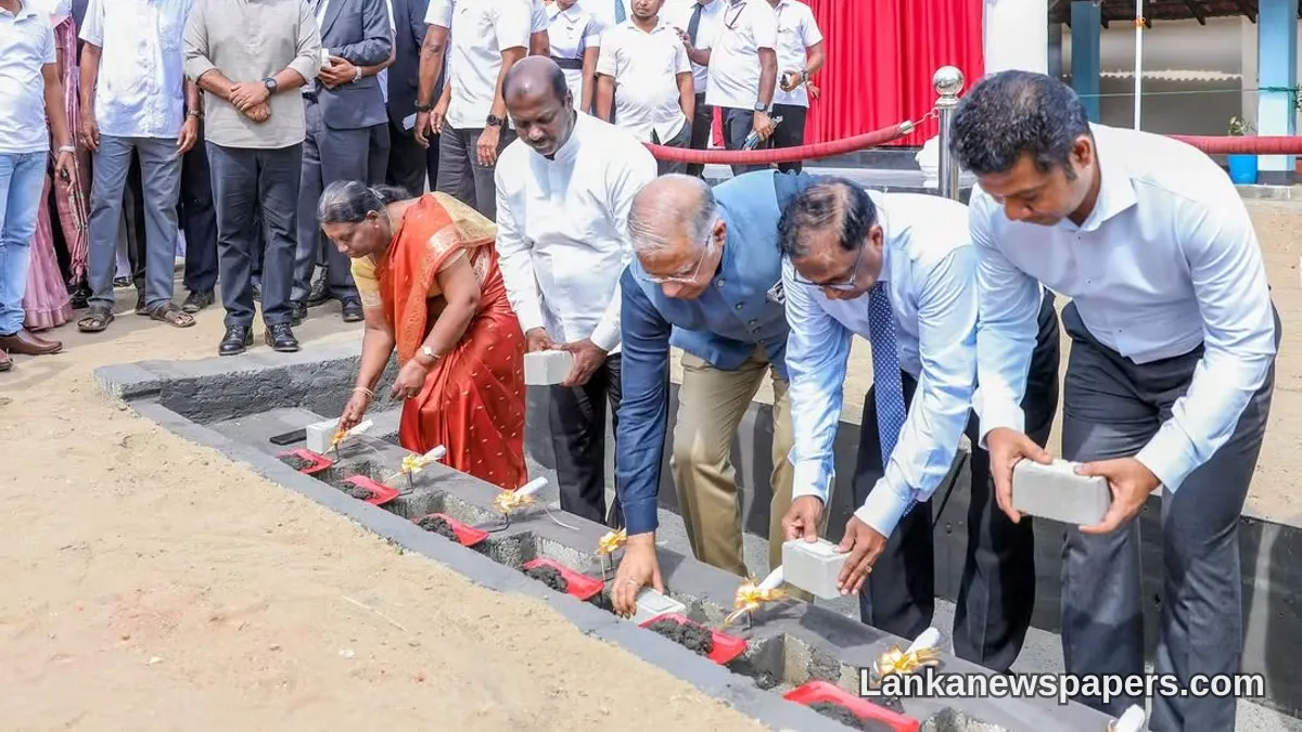 ඉන්දියාවේ අරමුදලින් රුපියල් මිලියන 600ක් වැය කෙරෙන මන්නාරම දිස්ත්‍රික් රෝහලේ හදිසි අනතුරු ඒකකය සෞඛ්‍ය සේවාවේ ප්‍රවර්තනයක් සනිටුහන් කරයි