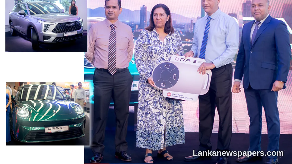 David Pieris Automobiles Brings Two Game-Changing GWM Models to Sri Lanka's Growing EV Market