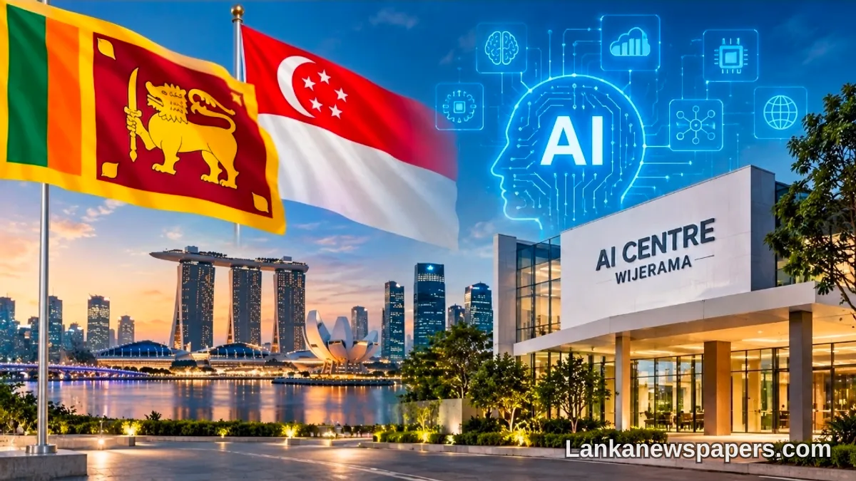 Sri Lanka and Singapore Join Forces to Launch Artificial Intelligence Centre in Wijerama