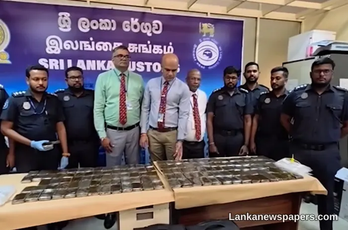 Canadian Teen Caught Smuggling Rs. 352 Million Worth of Hashish at Bandaranaike International Airport
