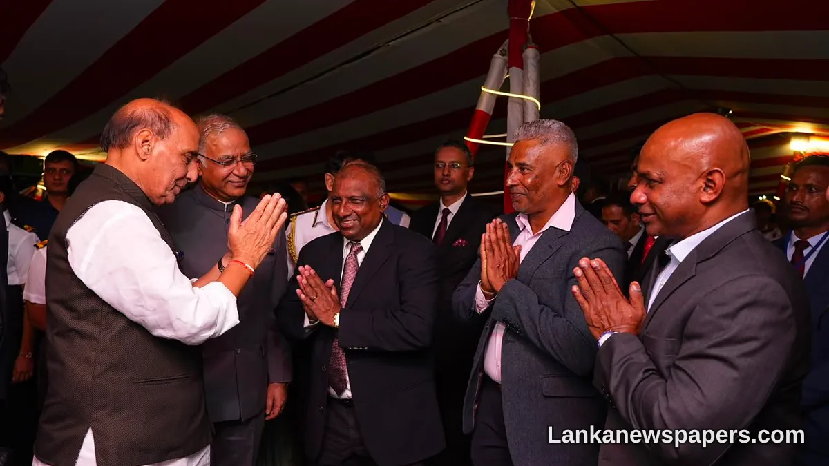 India's Defence Minister Honours Sri Lanka's Cricket Immortals in Memorable Meeting