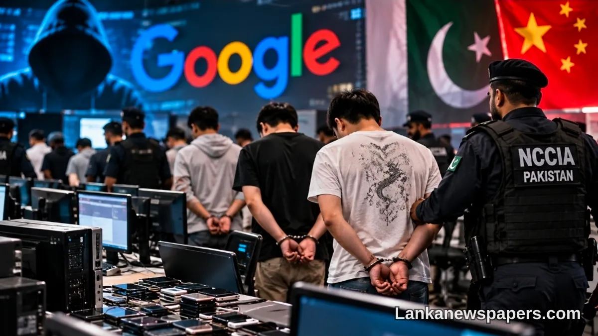 Pakistan Busts 'Fake Google' Scam Network: 212 Arrested Including Chinese Nationals in Islamabad Raids