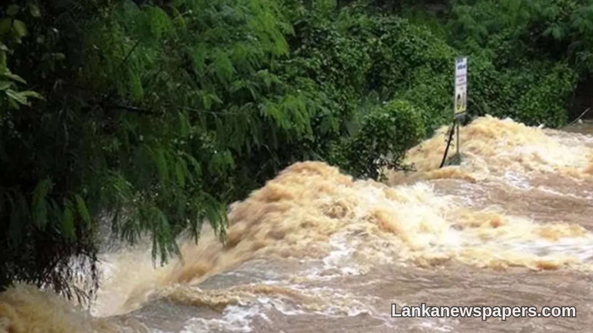 Kelani River Flood Warning Remains in Force for Another 48 Hours