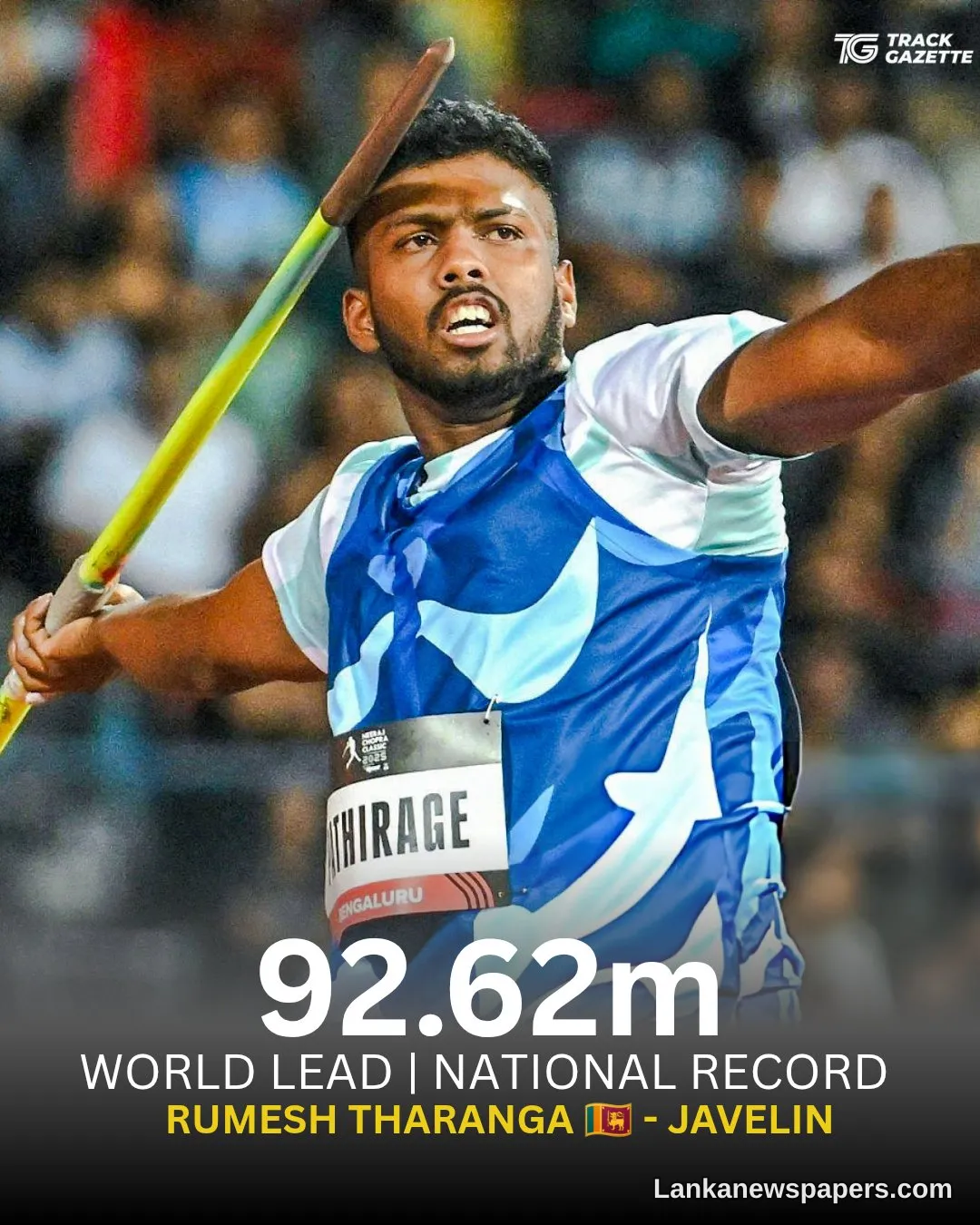 Rumesh Pathirage Hurls Sri Lanka Into the Record Books with Historic Javelin Throw