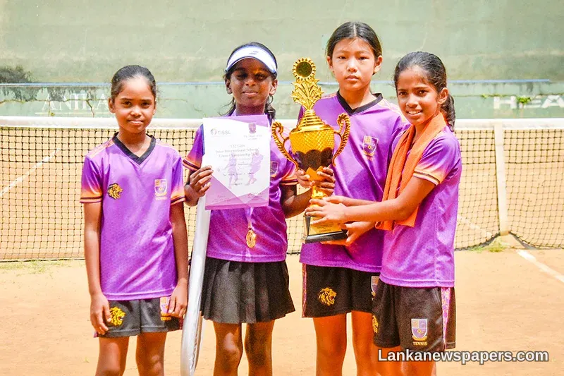 British School Colombo Clinch Double Glory at Inter International Schools Under-12 Tennis Championship