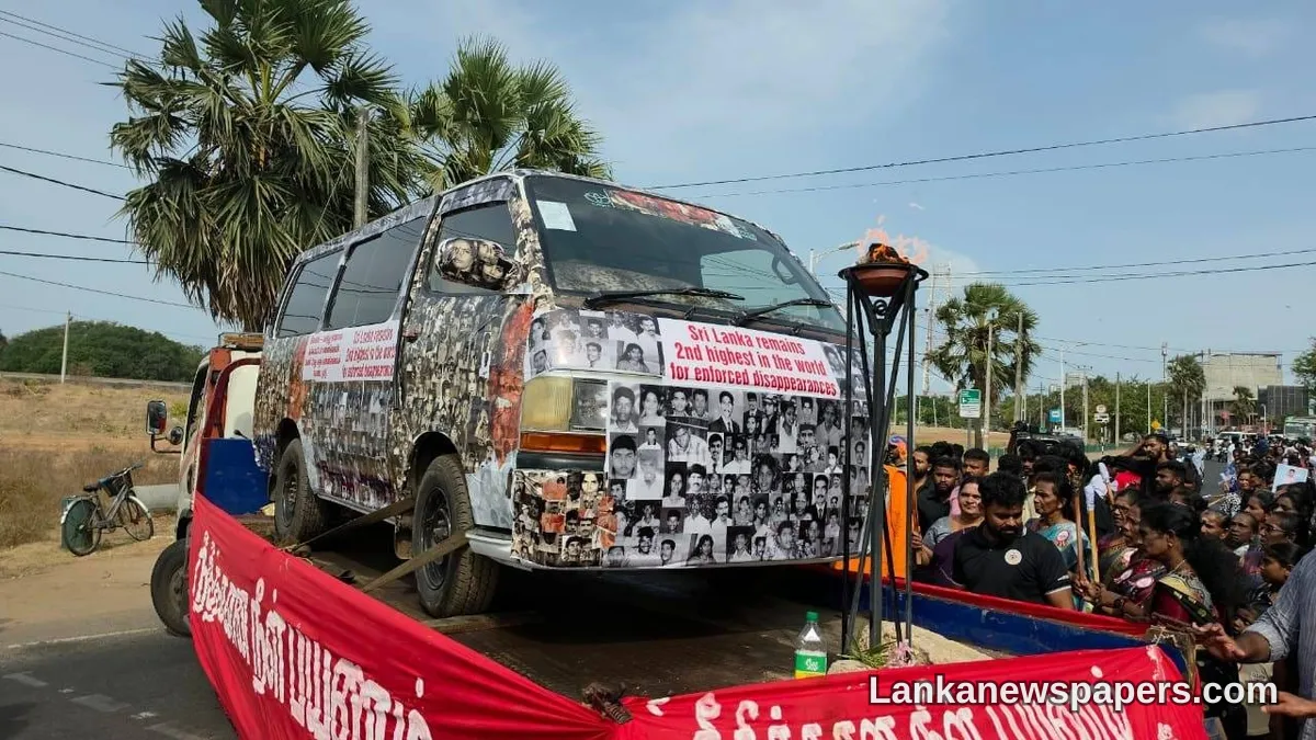 Jaffna Hosts International Conference on Enforced Disappearances as Tamil Families Continue Fight for Justice