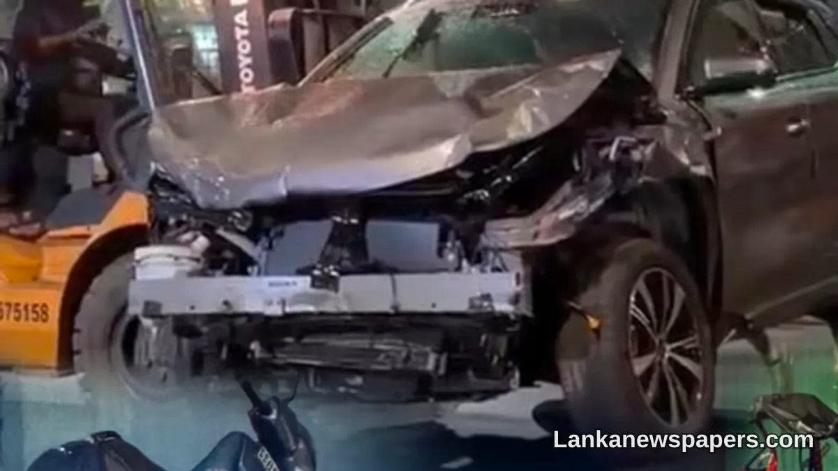 Three Dead in Mattakkuliya Multi-Vehicle Crash as Police Reveal Key Details