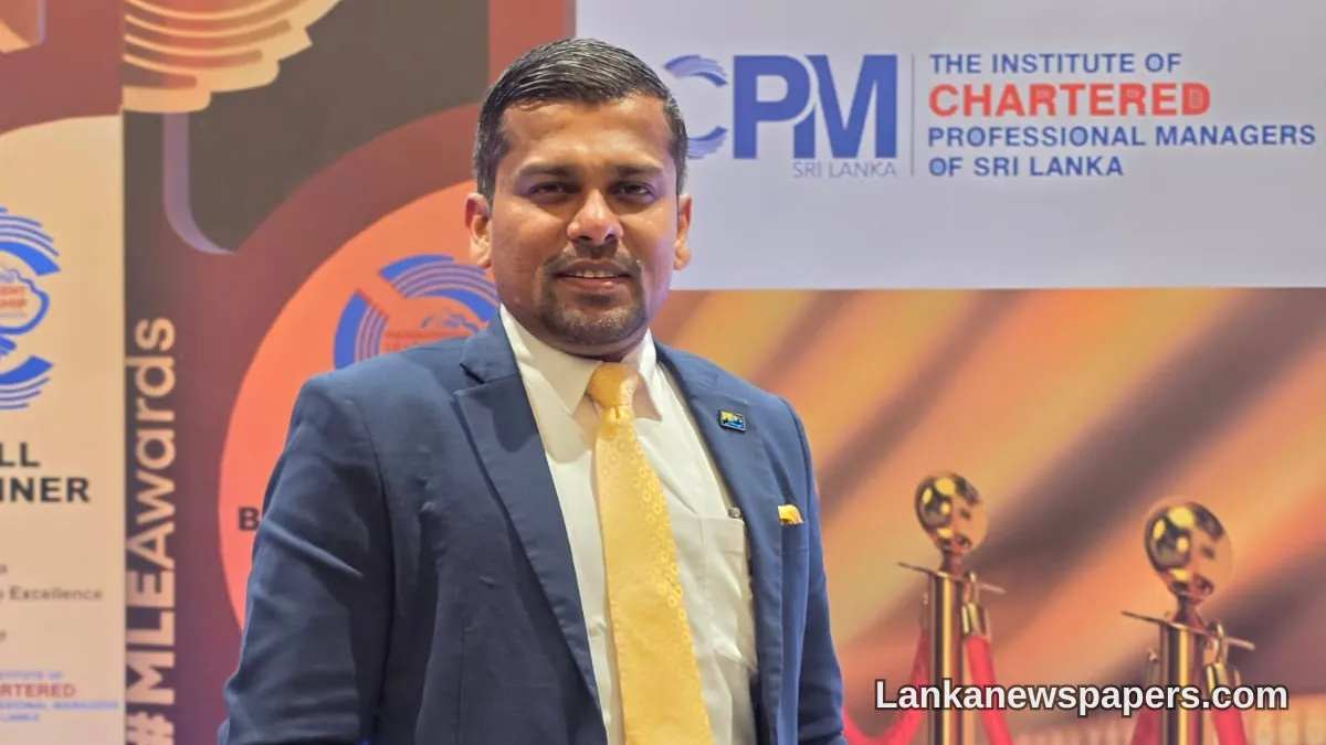 PE Plus හි ප්රධාන විධායක නිලධාරී ගෙහාන් අමරසිංහ CPM කළමනාකරණ නායකත්ව විශිෂ්ටතා සම්මාන 2026 හිදී ස්වර්ණ සම්මාන තුනක් දිනා ගනී