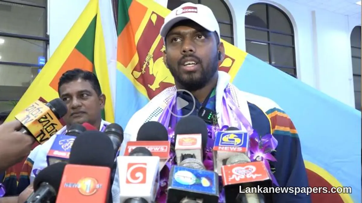 රුමේෂ් තරංග තම ඓතිහාසික දැමීමට පිටුපස වූ වාර්තා බිඳීමේ අභිලාෂය හෙළිකරයි