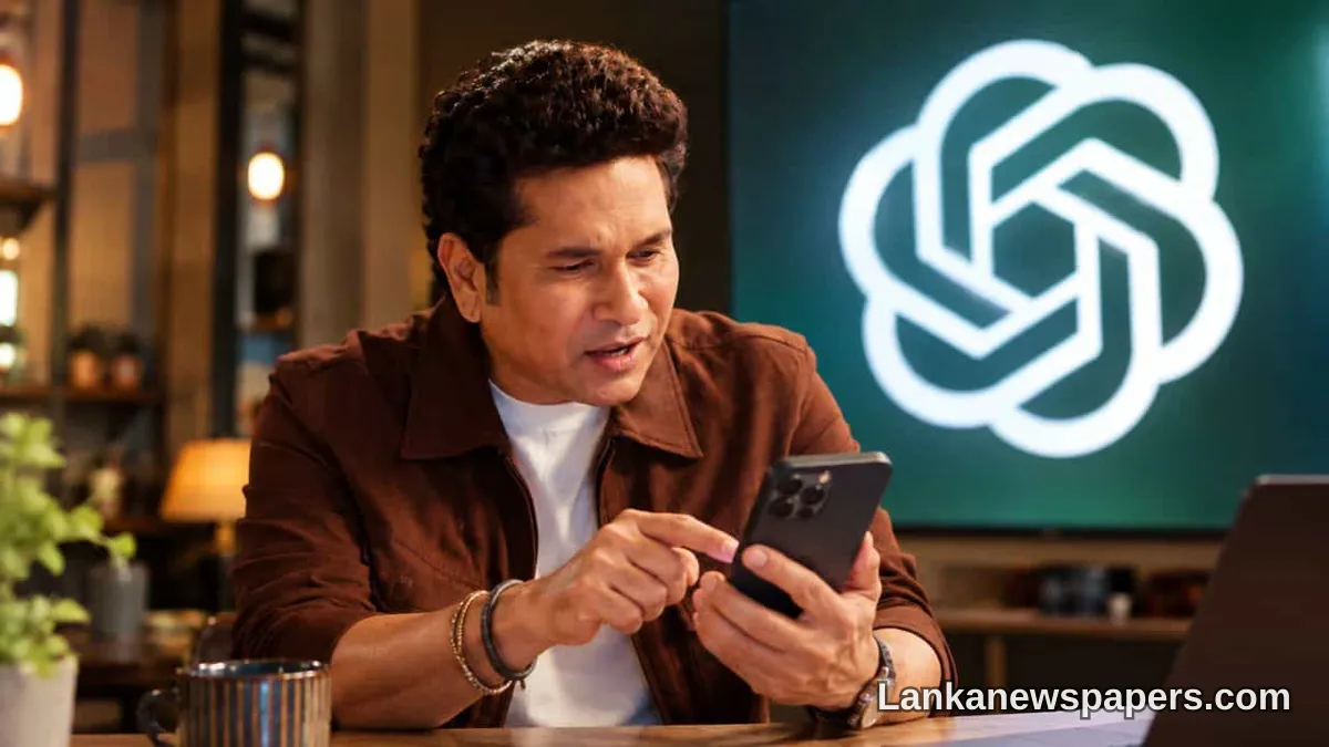 Cricket Icon Sachin Tendulkar Teams Up With OpenAI's ChatGPT