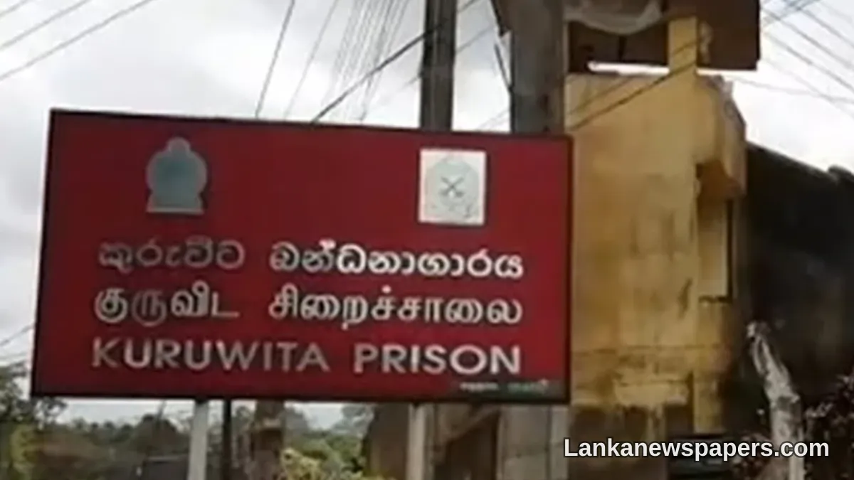 Tear Gas Deployed as Unrest Erupts at Kuruwita Prison