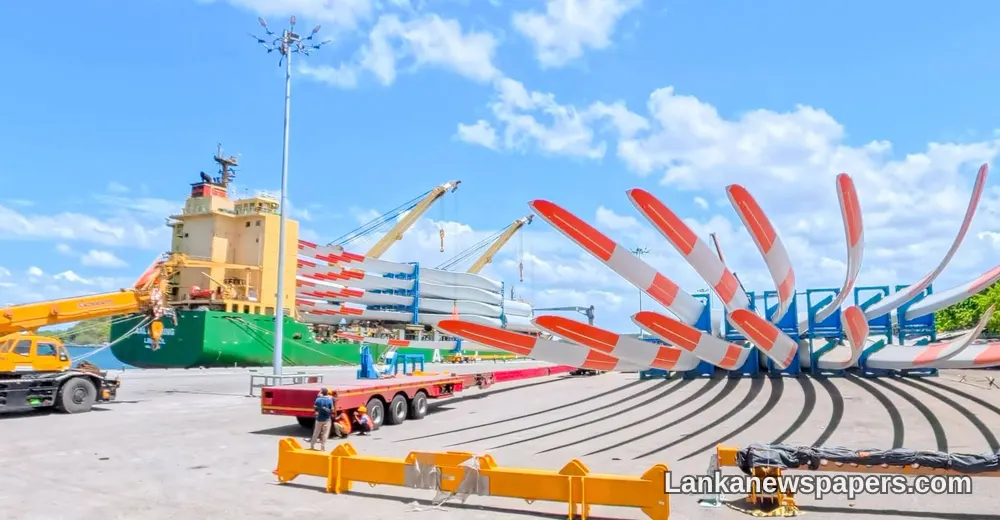 Mannar's 50 MW HayWind Wind Farm Reaches Milestone as Final Turbine Shipment Arrives