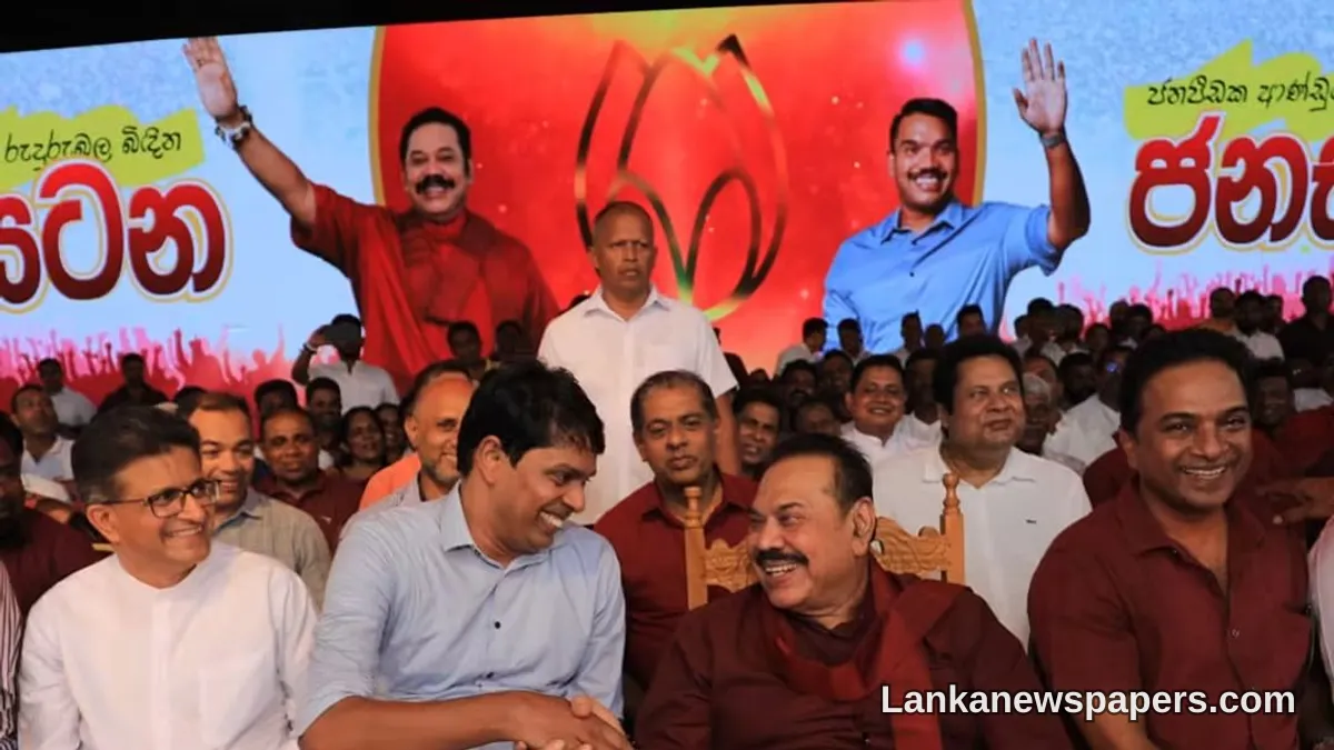 මහින්ද අනුරාධපුරයේ දී සිය ආධාරකරුවන් එක්රැස් කරයි, 'ස්වාභිමානය උදෙසා ජන සටනක්' ආරම්භ බව ප්‍රකාශ කරයි