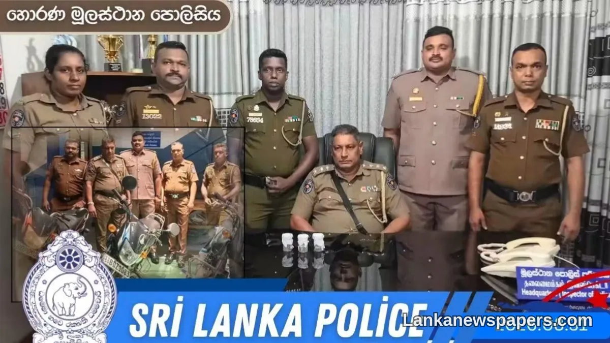 Four Suspects Nabbed in Horana Gold Chain Snatching Spree