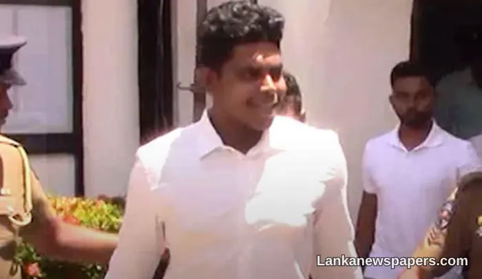 Son of Former State Minister Released on Bail in Rs. 20 Million Robbery Case