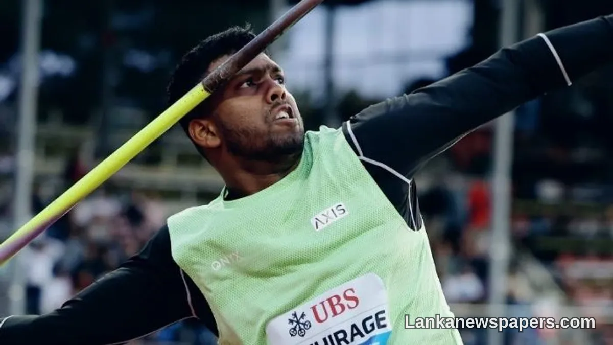 Rumesha Tharanga Reclaims World No. 1 Spot in Women's Javelin