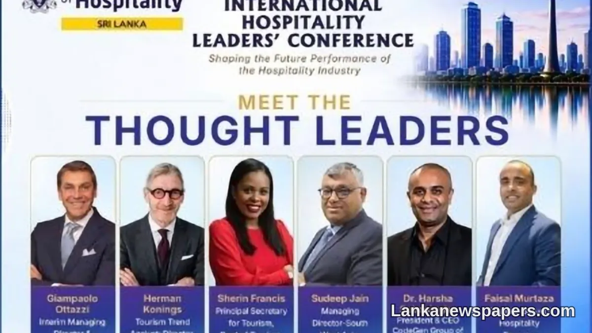 දෘෂ්ටිවාදය 2030 සමුළුවට පෙර කොළඹ ප්‍රධාන ගෝලීය ආගන්තුක සත්කාර සමුළුවක් පවත්වයි