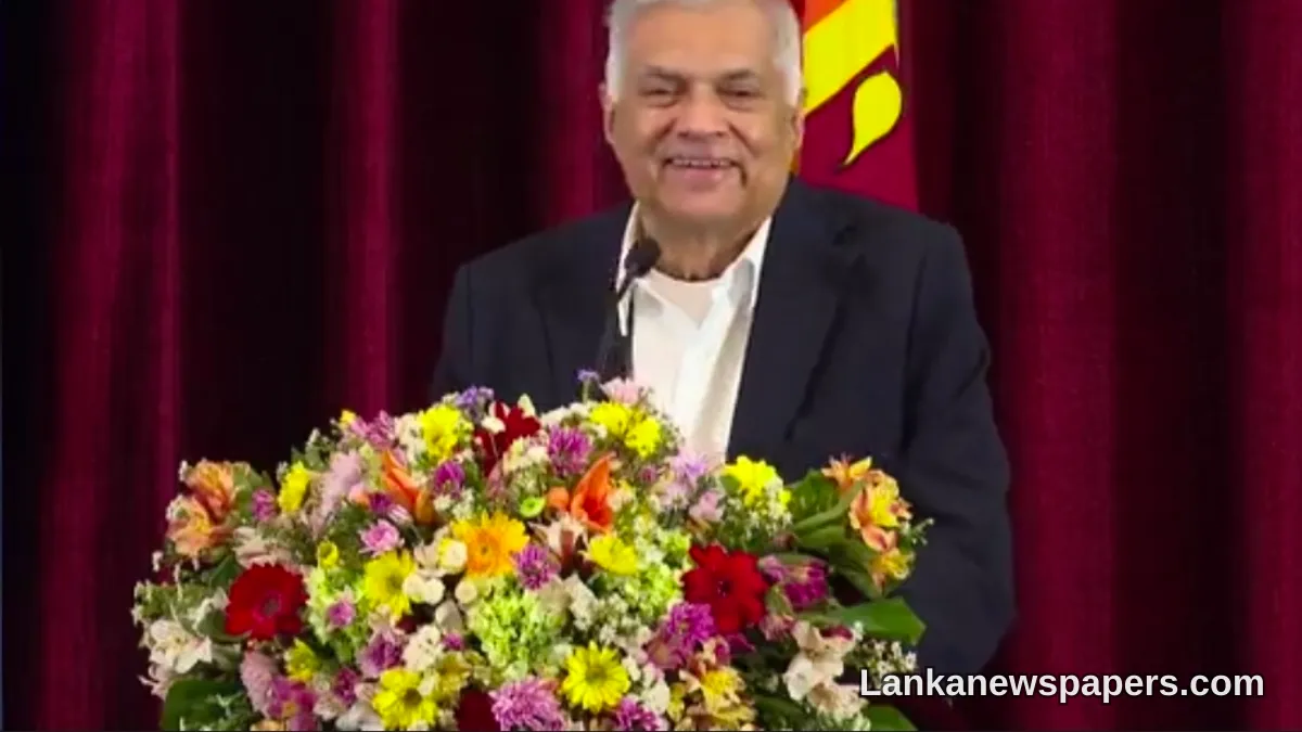 Ranil Warns Sri Lanka Faces Fresh Bankruptcy Risk by End of 2028