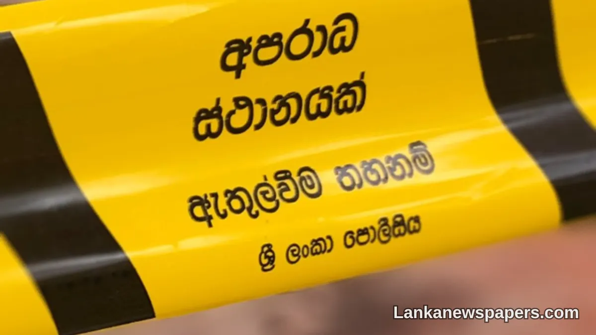 Teen Arrested in Matale After Father Found Dead in Suspected Killing