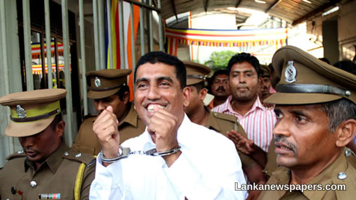 Former Minister Johnston Fernando Taken Into Custody by Anti-Corruption Commission