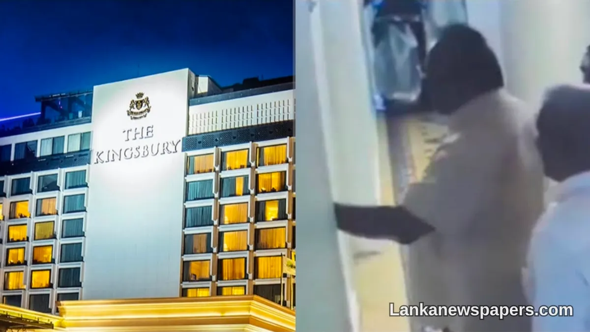 Weerasekara Threatens Rs. 100 Million Lawsuit Against Kingsbury Hotel Over Alleged CCTV Footage Leak
