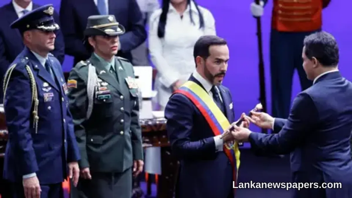 වොෂිංටනය කොලොම්බියාවට ඩොලර් බිලියනයක් ලබාදීමට පොරොන්දු වෙයි — ට්‍රම්ප් ඇමතිය ගෙන් ආශ්‍රය ලත් නව ජනාධිපතිවරයා දිවුරුම් දෙයි