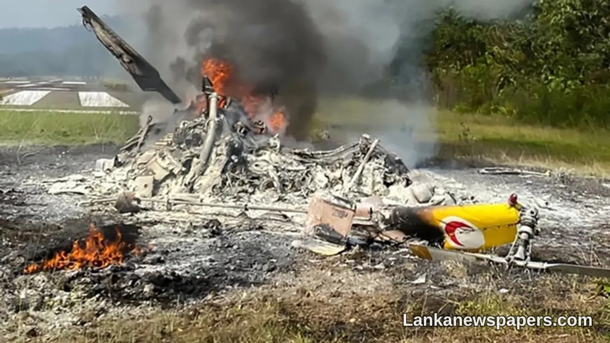Five Dead as Malaysia's 'Flying Doctor' Helicopter Crashes in Tragic Accident