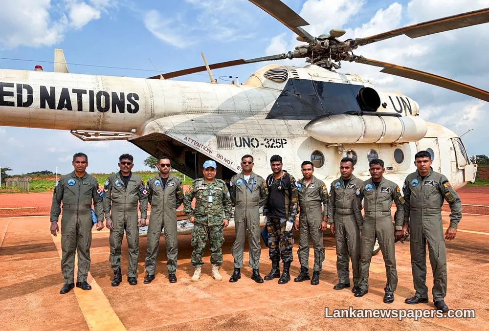 Sri Lanka Air Force Unit Rescues 14 Survivors Following Deadly Attack in Central Africa