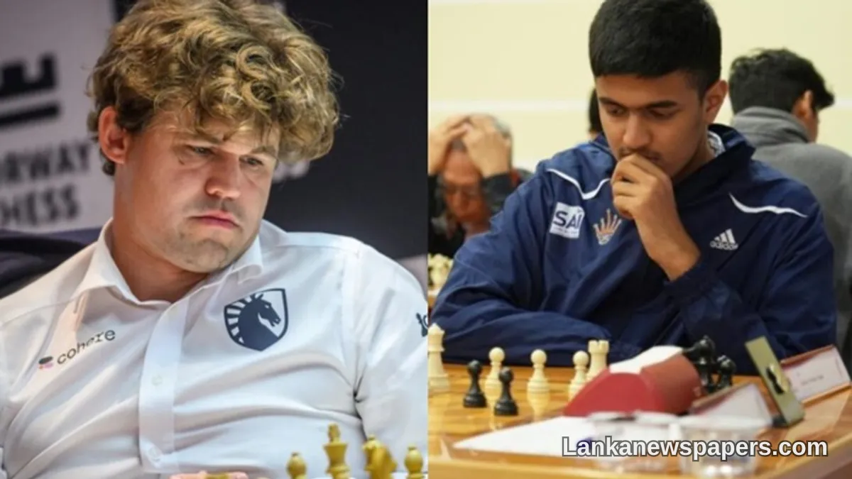 Sri Lanka's Neighbour Makes Chess History: 15-Year-Old Indian Prodigy Topples World No. 1 Magnus Carlsen