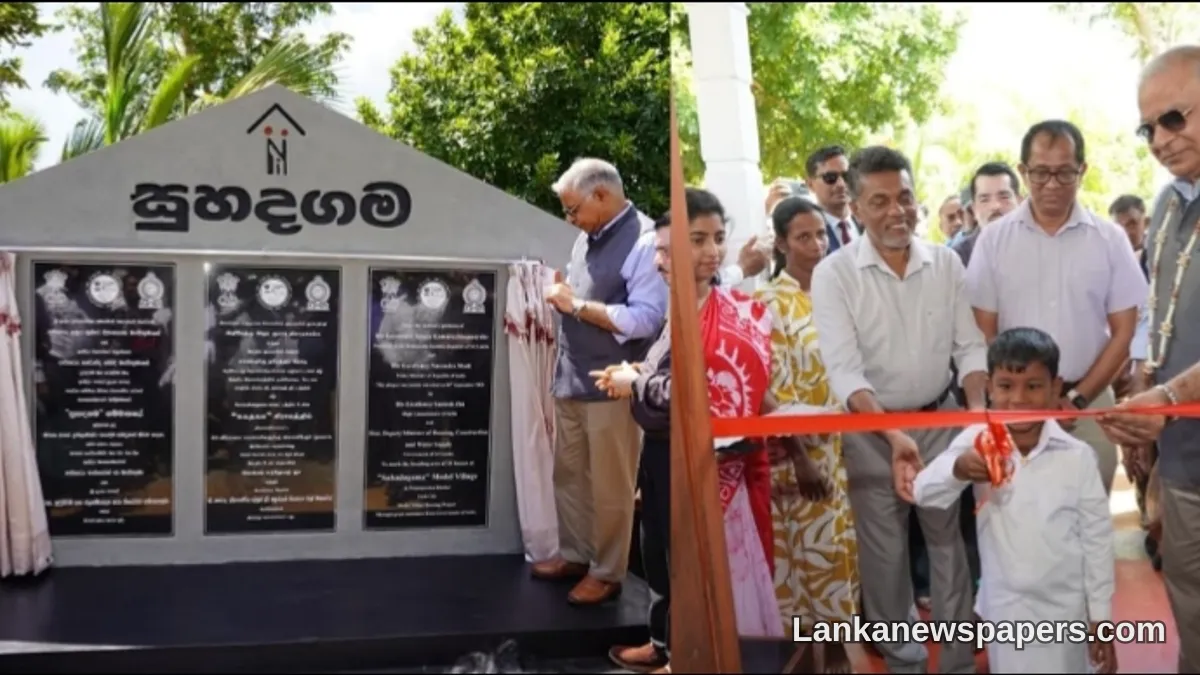 India Completes 21st Model Village Project in Sri Lanka Under Grant Programme