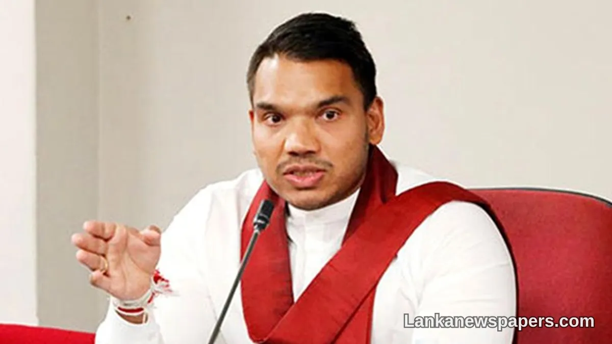 Namal Rajapaksa Reports to FCID for Questioning