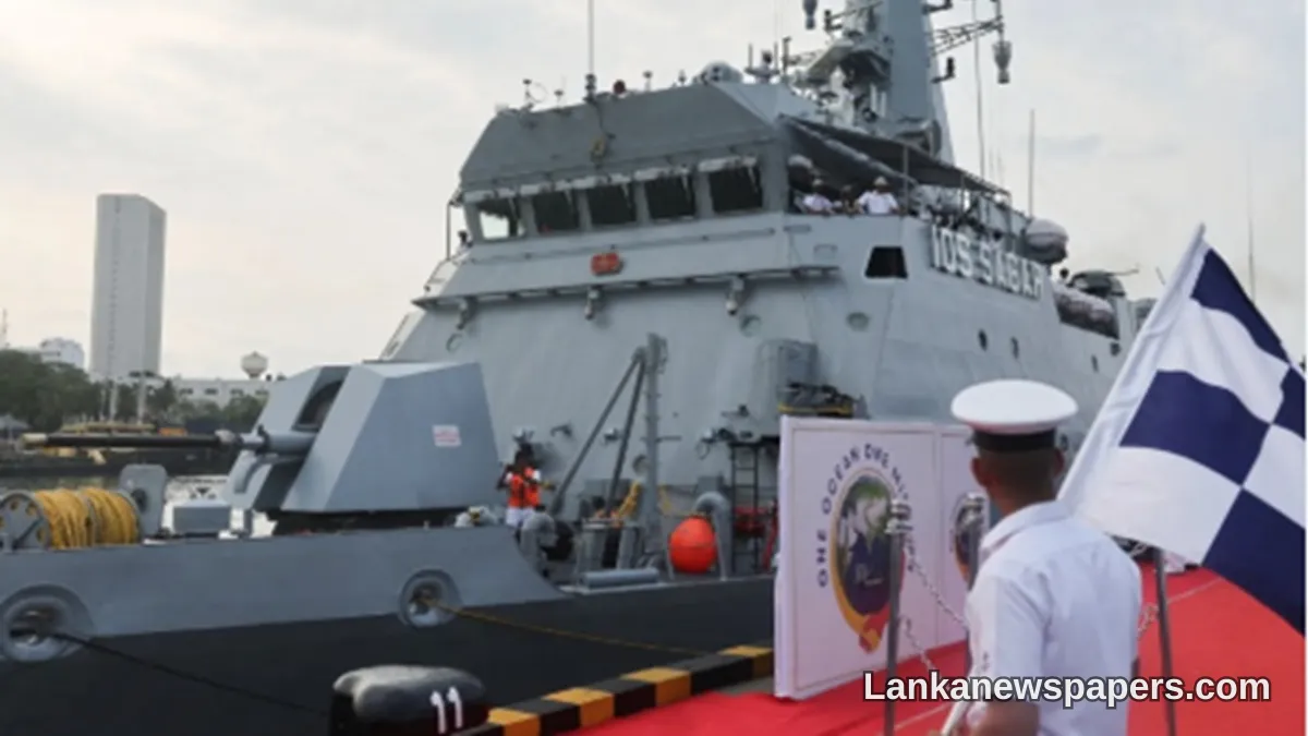 අරාබි මුහුදේ නාවික යාත්‍රා ගැටුමෙන් පසු ඉන්දියාව පාකිස්තාන් තානාපතිවරයා කැඳවයි