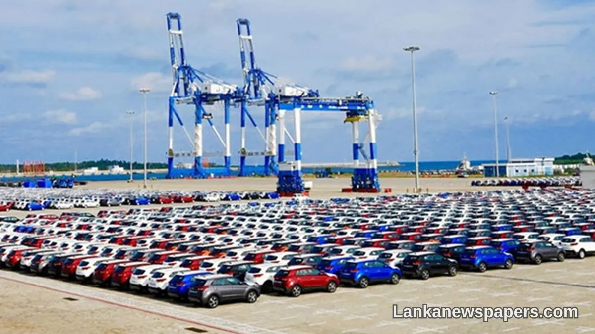 Sri Lanka's Vehicle Import Bill Falls to US$182 Million in June Amid Monthly Decline