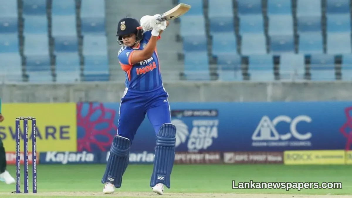 ඉන්දියාව සහ ශ්රී ලංකාව අතර කාන්තා T20 ආසියා කප් අවසන් මහ තරගයේ දී දෙපාර්ශ්වයේ ස්පින් ආධිපත්යය එකිනෙකට ගැටේ