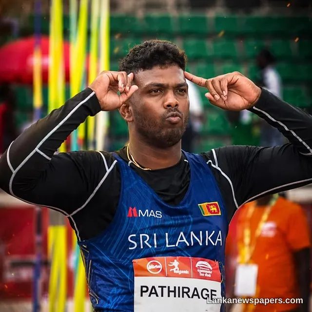 රුමේෂ් තරංග ජැව්ලින් ශ්‍රේණිගත කිරීම්වල ලෝක දෙවැනියා බවට පත්වෙයි — ශ්‍රී ලංකාව ගෝලීය ක්‍රීඩා සිතියමේ තබමින්