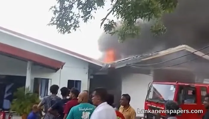 Eight Female Garment Workers Hospitalised After Smoke Inhalation in Embilipitiya Factory Fire
