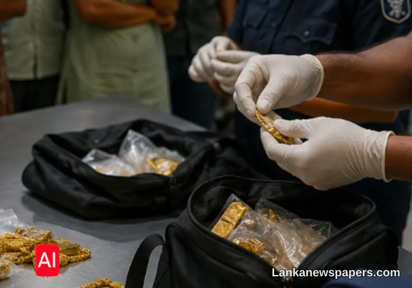 කංකේසන්තුරේ නැව් පර්යන්තයේ රන්密輸 මර්දන මෙහෙයුමකදී විසිහයක් අත්අඩංගුවට