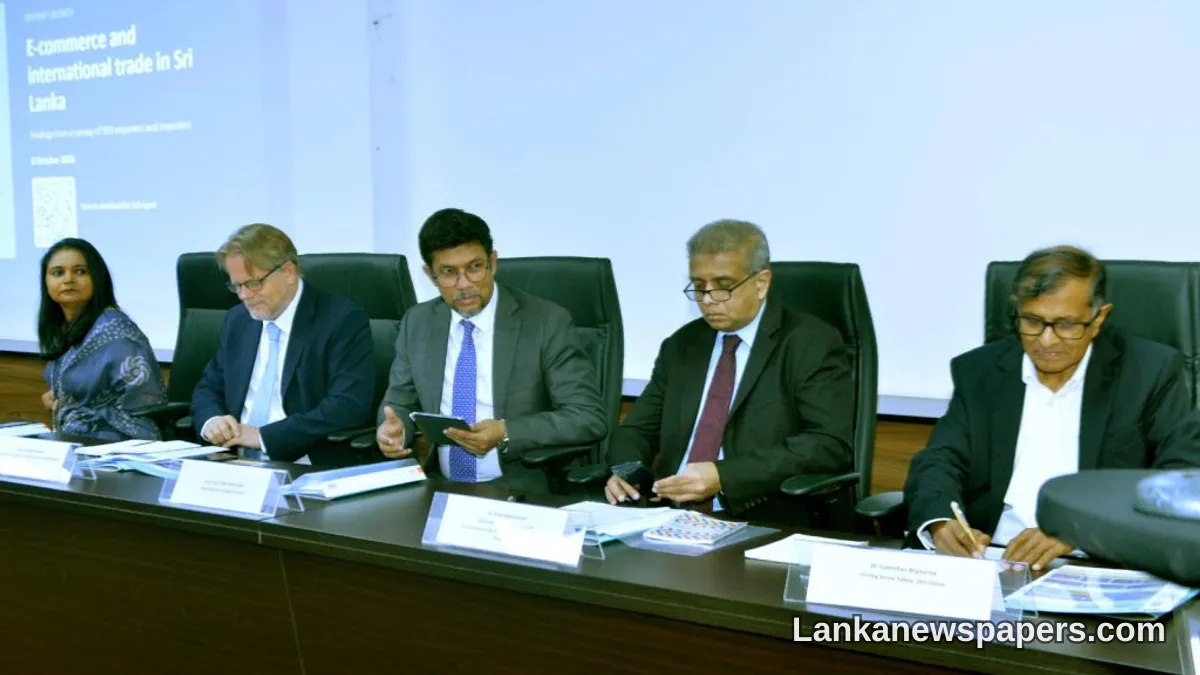ශ්‍රී ලාංකික අපනයනකරුවන්ගෙන් දස දෙනෙකුගෙන් සත් දෙනෙකු ඉ-වාණිජ්‍යය වැළඳගෙන ඇත, නමුත් රතු පටි බාධා සහ සැපයුම් දුෂ්කරතා ප්‍රධාන බාධකයන් ලෙස පවතී