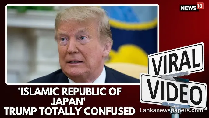 Trump Blunders in Speech, Falsely Refers to Japan as an "Islamic Republic