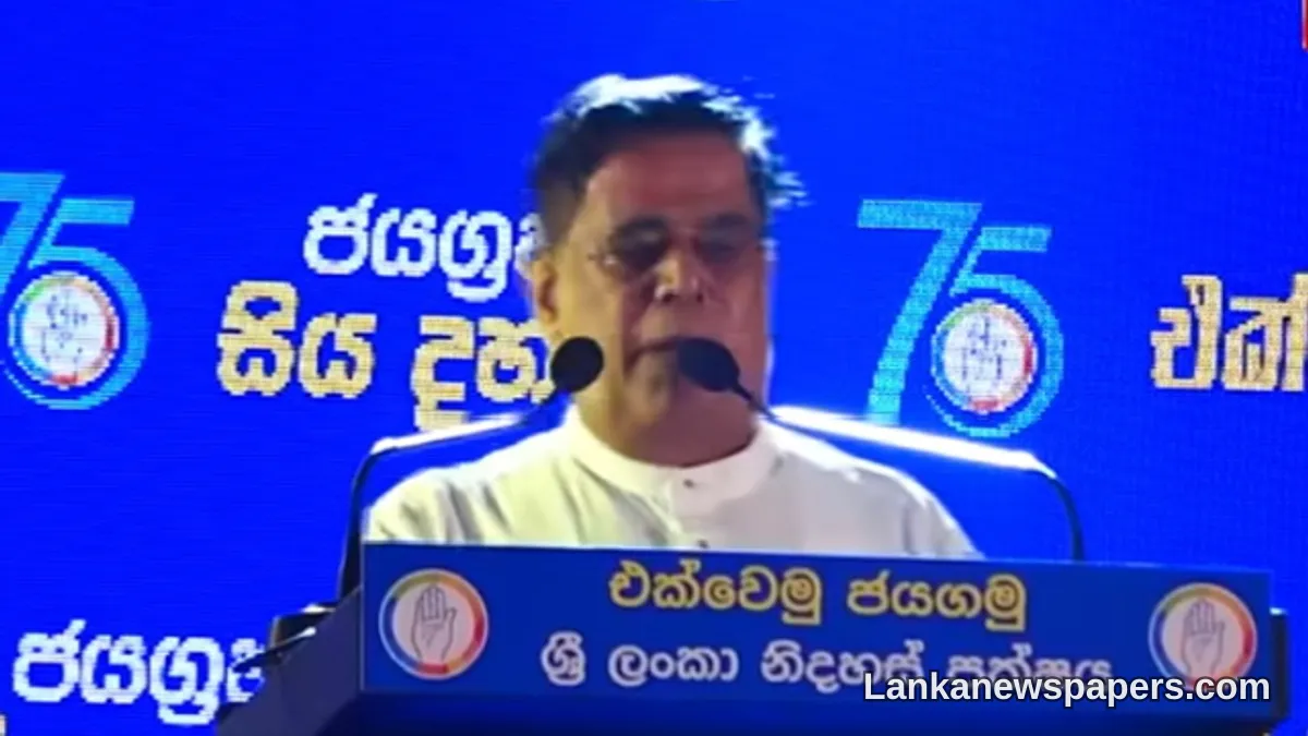 Nimal Siripala Reveals He Was First Offered 2015 Common Opposition Candidacy Before Maithripala Sirisena