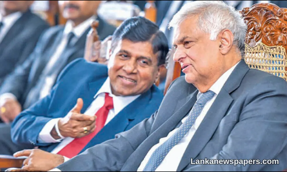 Ranil Pays Visit to Wijeyadasa Amid 'Harak Kata' Case Controversy