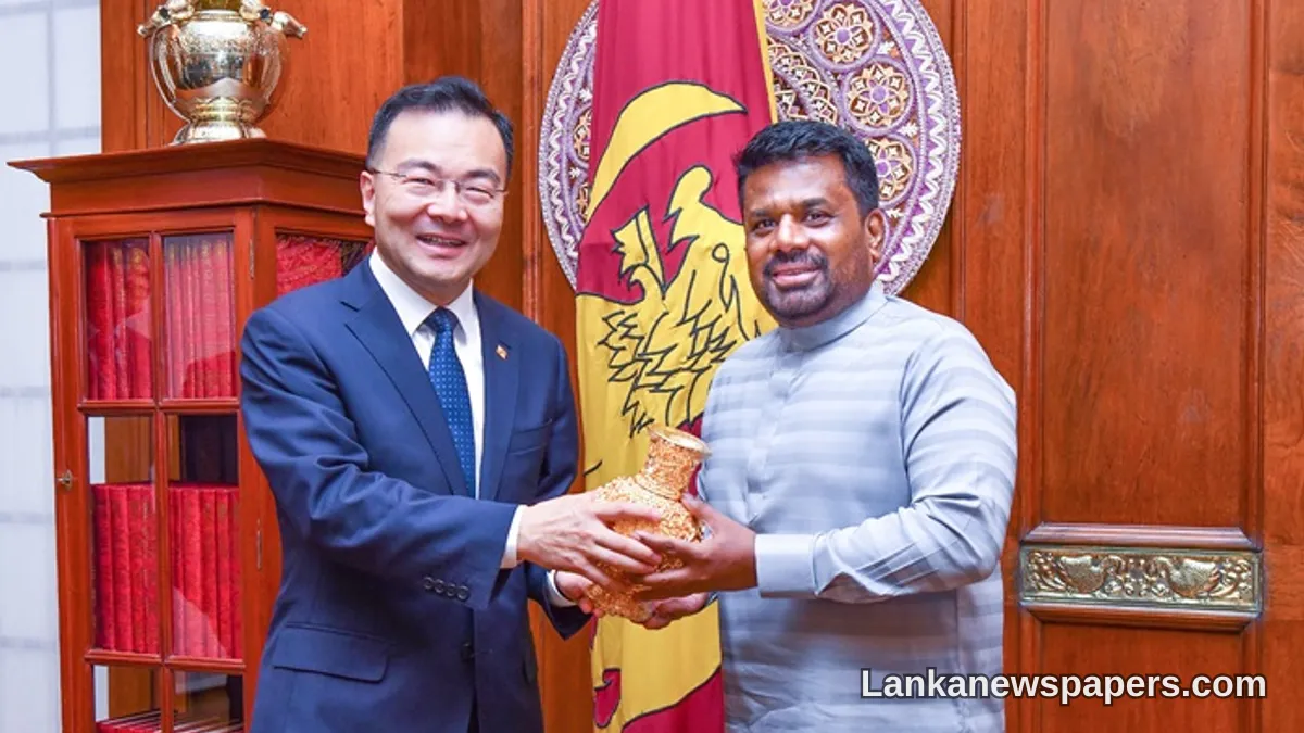 President Dissanayake Courts Chinese Giant CCCC in Bid to Accelerate Port City Development