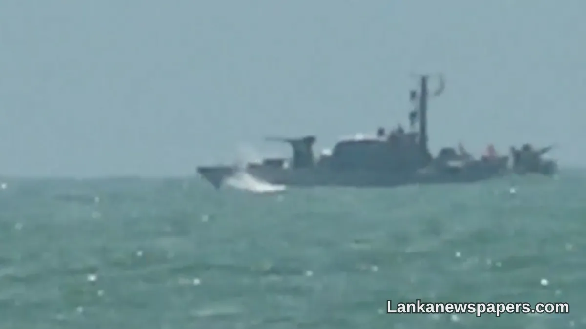 Sri Lanka Navy Dvora Vessel Involved in Sea Accident Off Angulana Coast — One Sailor Still Missing