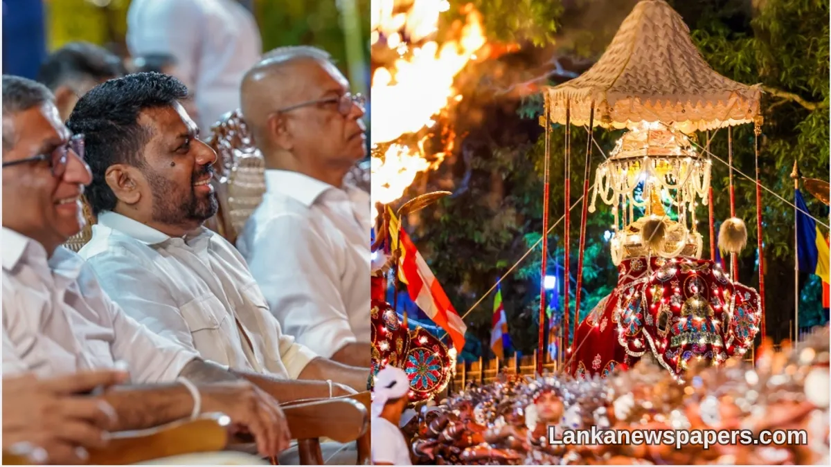රන්දෝලි පෙරහැර නැරඹීමට ජනාධිපතිවරයා කන්දේ එසළ මහා පෙරහැරේ උත්කර්ෂවත් අවසාන රැයට එක්වෙයි